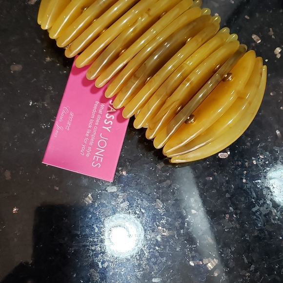 Sassy Jones Zanzibar Bangle Stack Brown Stretch Bracelet - Picture 8 of 8